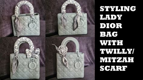 lady Dior bag twilly ideas